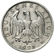 1 Reichsmark Pattern obverse image