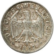 1 Reichsmark Pattern obverse image