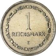 1 Reichsmark Pattern, Germany, 1925 reverse image