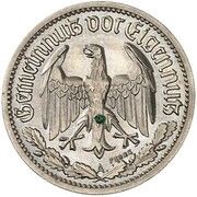 1 Reichsmark Pattern obverse image