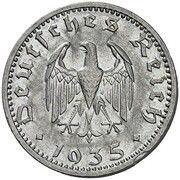1 Reichsmark Pattern obverse image