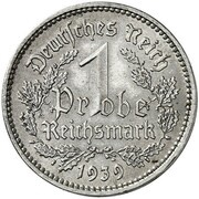 1 Reichsmark Pattern reverse image