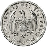 1 Reichsmark Pattern obverse image