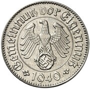 1 Reichsmark Pattern obverse image