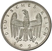 2 Reichsmark Pattern obverse image