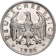 2 Reichsmark Pattern obverse image