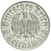 2 Reichsmark Martin Luther - Pattern obverse image