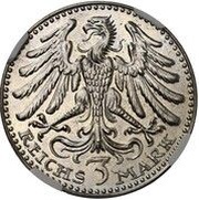 3 Reichsmark Bavaria - Pattern obverse image