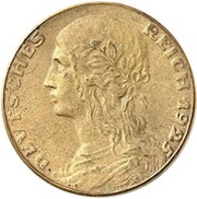 3 Reichsmark Pattern reverse image
