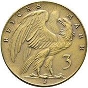 3 Reichsmark Pattern obverse image