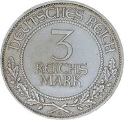 3 Reichsmark Lübeck obverse image