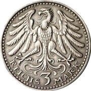 3 Reichsmark Pattern obverse image
