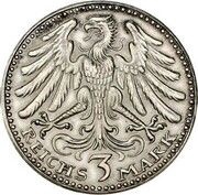 3 Reichsmark Pattern obverse image