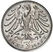 3 Reichsmark Pattern obverse image