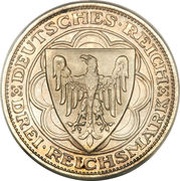 3 Reichsmark Bremerhaven obverse image