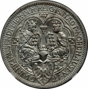3 Reichsmark Nordhausen obverse image