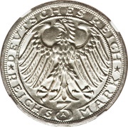 3 Reichsmark Naumburg obverse image