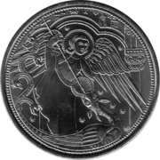 10 Euros Heavenly Messengers: Michael - The Protecting Angel, Austria, 2017 reverse image