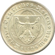 3 Reichsmark Walther von der Vogelweide obverse image