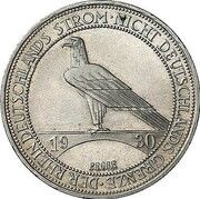 3 Reichsmark Liberation of Rhineland - Pattern, Germany, 1930 reverse image