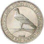 3 Reichsmark Liberation of Rhineland - Pattern, Germany, 1930 reverse image