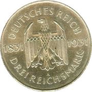 3 Reichsmark Freiherr vom Stein obverse image