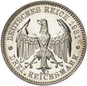 3 Reichsmark Freiherr vom Stein - Pattern obverse image