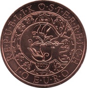 10 Euros Heavenly Messengers: Gabriel - The Revealing Angel obverse image