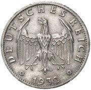 3 Reichsmark Pattern obverse image