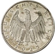5 Reichsmark Pattern obverse image