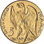 5 Reichsmark Pattern obverse image