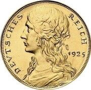 5 Reichsmark Pattern reverse image