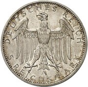 5 Reichsmark Pattern obverse image