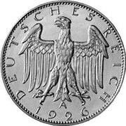 5 Reichsmark Pattern obverse image
