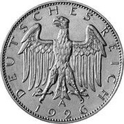 5 Reichsmark Pattern obverse image