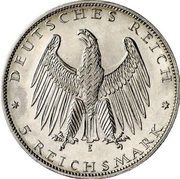 5 Reichsmark Liberation of Cologne - Pattern obverse image