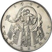 5 Reichsmark Liberation of Cologne - Pattern, Germany, 1926 reverse image