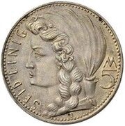 5 Reichsmark Pattern, Germany, 1927 reverse image