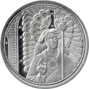 10 Euros Heavenly Messengers: Raphael - The Healing Angel; Colored, Austria, 2018 reverse image