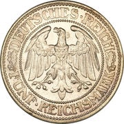 5 Reichsmark obverse image