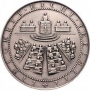 5 Reichsmark Ernst Bassermann - Pattern, Germany, 1929 reverse image