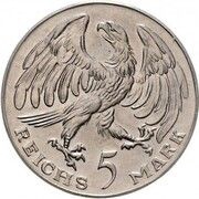 5 Reichsmark Juan Vicente Gómez - Pattern obverse image