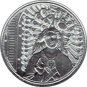 10 Euros Heavenly Messengers: Raphael - The Healing Angel, Austria, 2018 reverse image