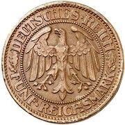5 Reichsmark Pattern obverse image