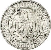 5 Reichsmark Pattern obverse image