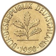 1 Pfennig Pattern obverse image