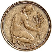 50 Pfennig Pattern obverse image