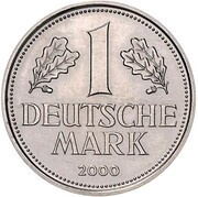 1 Deutsche Mark Mark Retirement - Pattern, Germany, 2000 reverse image