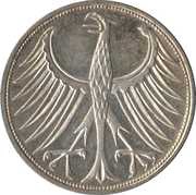 5 Deutsche Mark obverse image