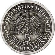 5 Deutsche Mark Markgraf von Baden - Pattern obverse image